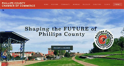 Desktop Screenshot of phillipscountychamber.org